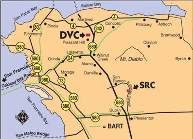 map of diablo valley college